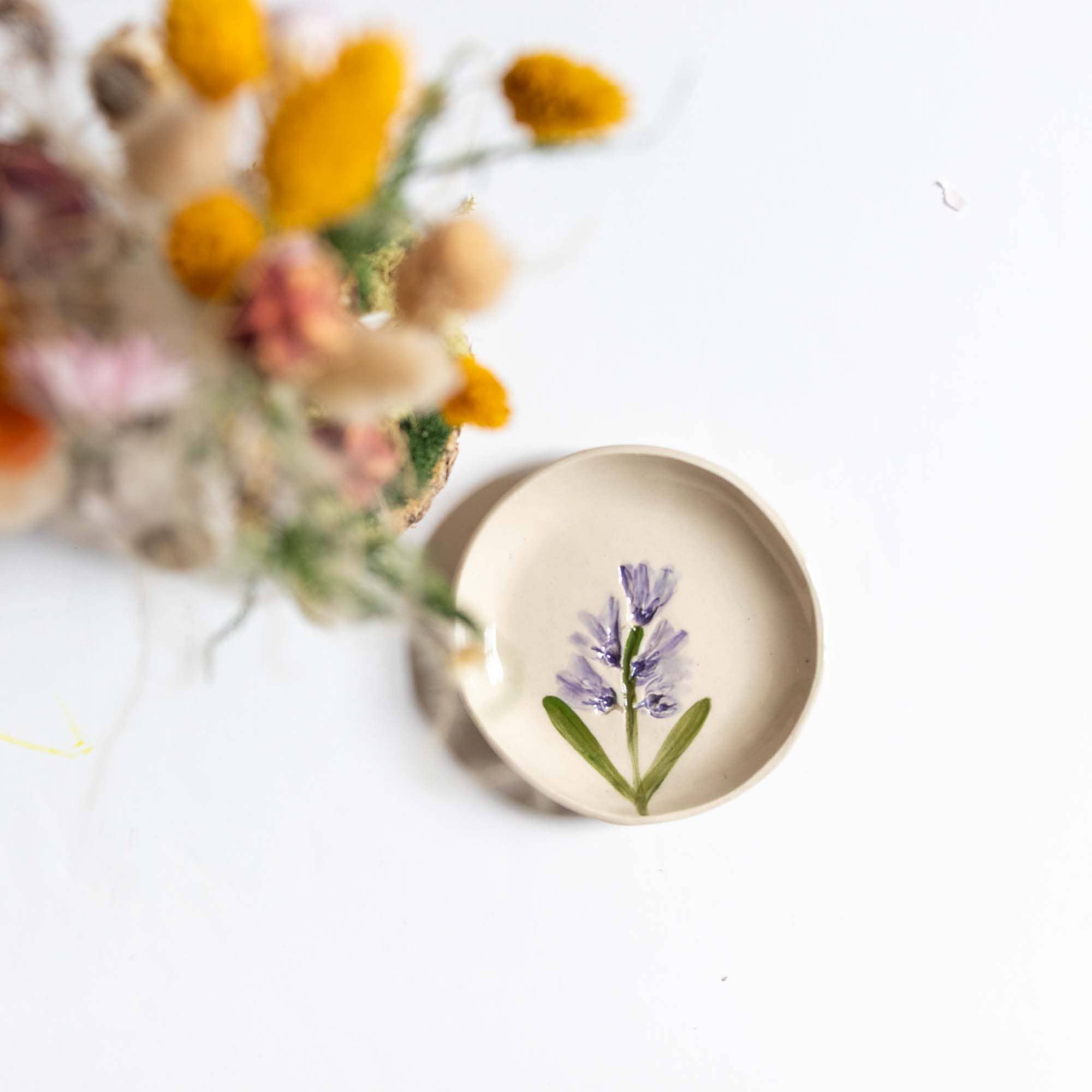 Tara Kothari - Wholesale Jewelry Dish - Handmade Pressed Flower Jewelry Dish4
