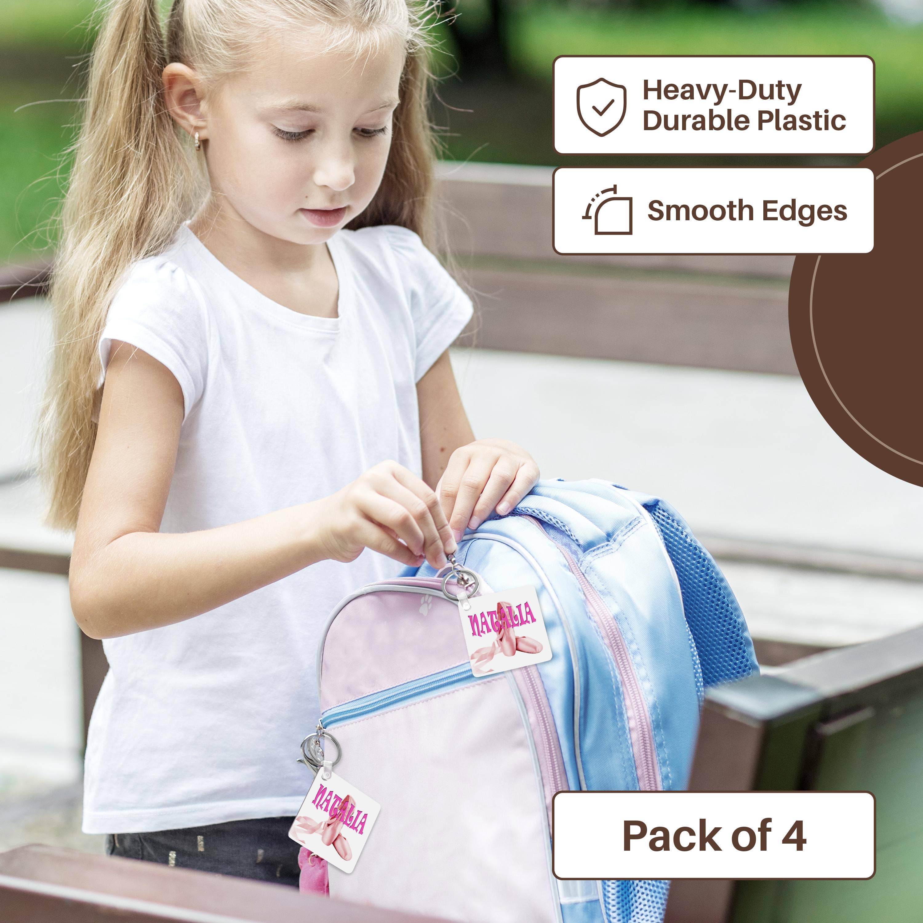 3dRose - Vendita all'ingrosso Portachiavi - Unisex - 3dRose, Natalia. Scarpe da ballo rosa. , Portachiavi3