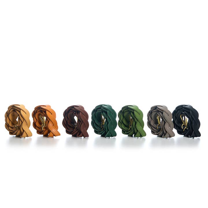 Læder flettet lang skulderrem bagage matchende tilbehør rem for engroshandel hos DWARVES