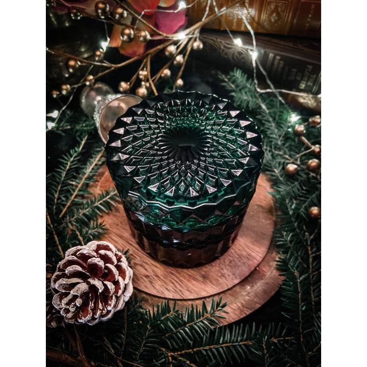 Sacred Lore - Wholesale Jar/Filled Candle - Yule Candle, Luxury Candle, Holy King, Crystal Magic1