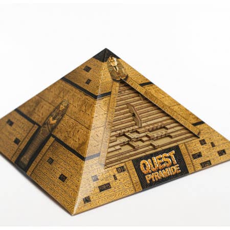 QUEST PYRAMIDE - Escape Welt Mini-Quest-Raum mit Geheimfach für den Großhandel von EscapeWelt GmbH