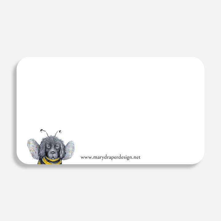 mary draper design - Wholesale Stationery/Notecard Set - Small Nifty Notes: Wally Bee1