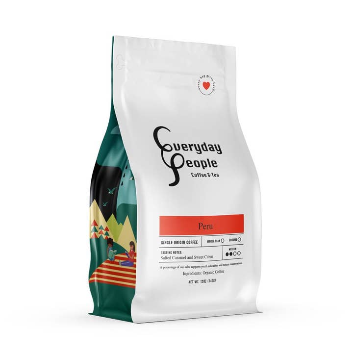 Peru Single Origin- Medium Roast for wholesale by Everyday People Coffee & Tea