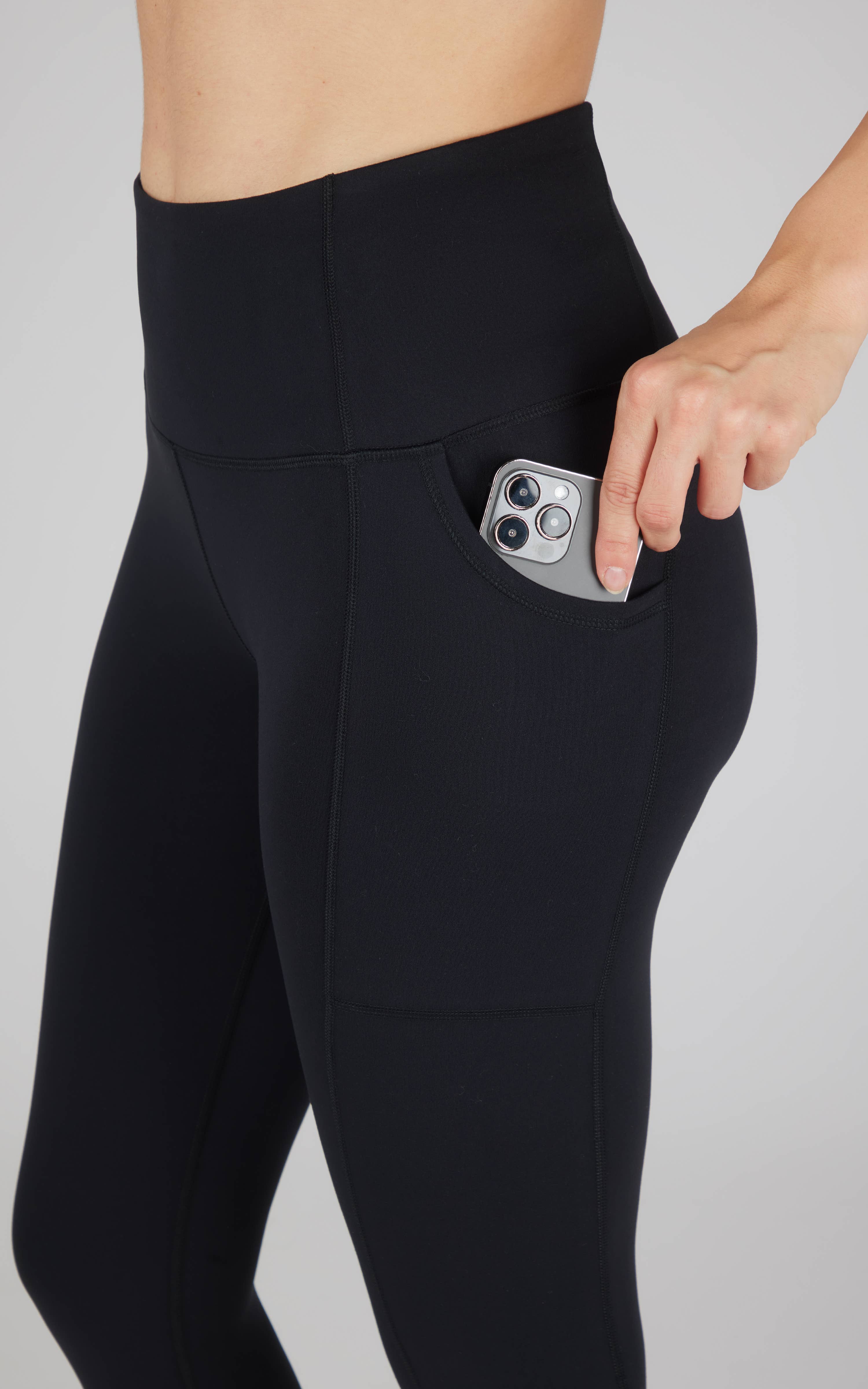 90 Degree by Reflex & Yogalicious - Wholesale Athletic/Lounge Leggings - Women's - Women's Lux Ankle Leggings with Utility Pockets2