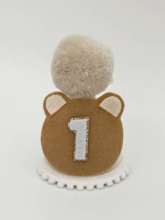Bear felt hat for wholesale by Nash and Willow
