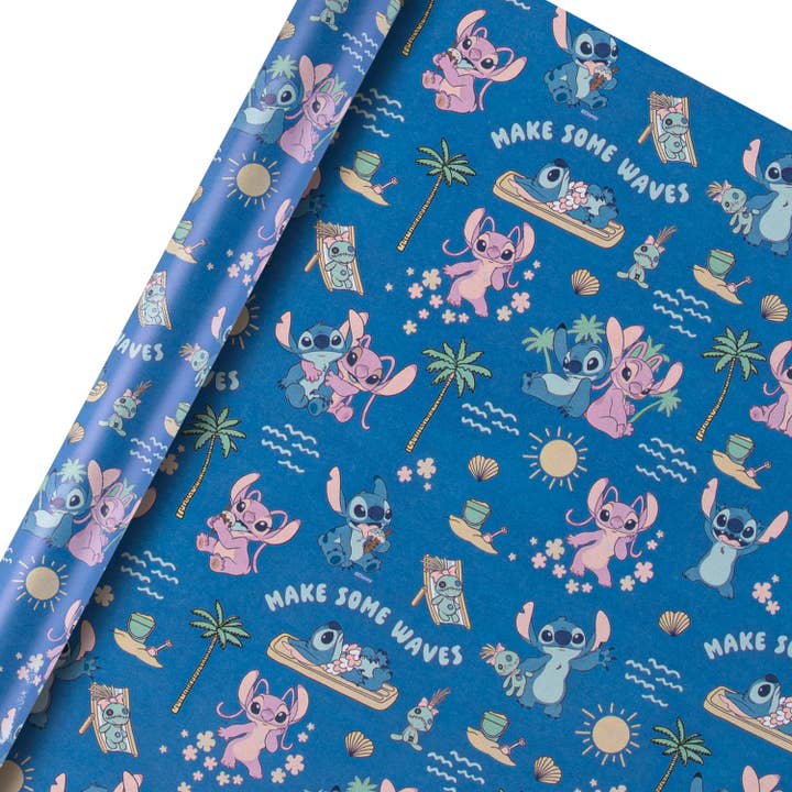 2 m Multi-Occasion Wrapping Paper Roll - Lilo & Stitch for wholesale by Hallmark