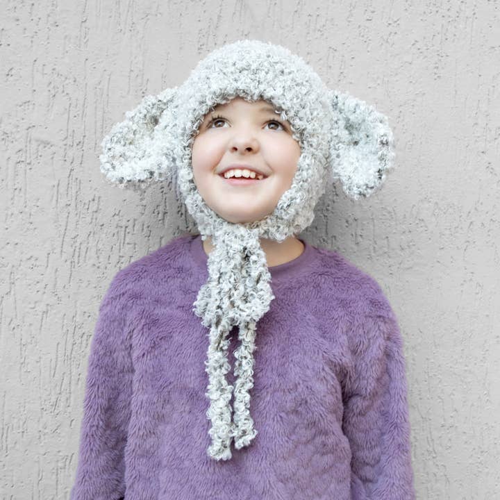 Hand made crotched lamb hat for wholesale by Olly & Arya