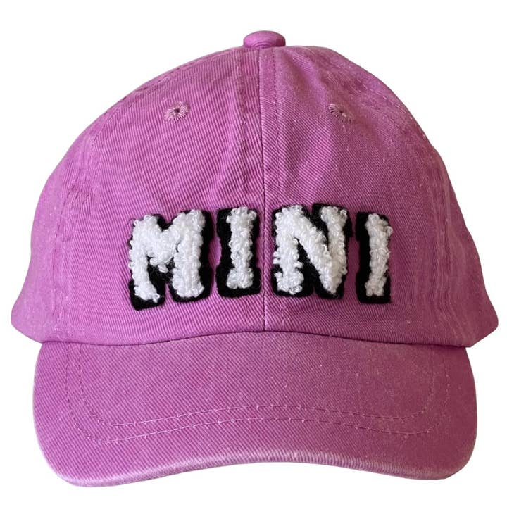 SpearmintLOVE - Wholesale Baseball cap – Kids - MINI Kids Baseball Hat, Vintage Wash Orchid