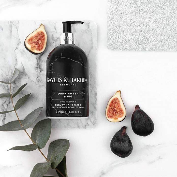 Beauty Goddess – wholesale Handtvål – Baylis & Harding Elements Dark Fig & Amber Handtvål, 500 ml