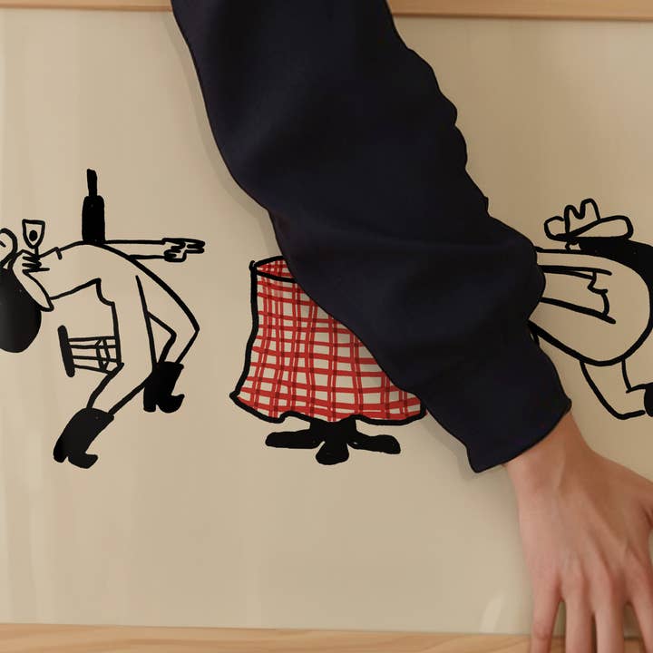 Tumbleweed Design Studio - Wholesale Art Print - "The Duel" Vintage Western Wall Art2