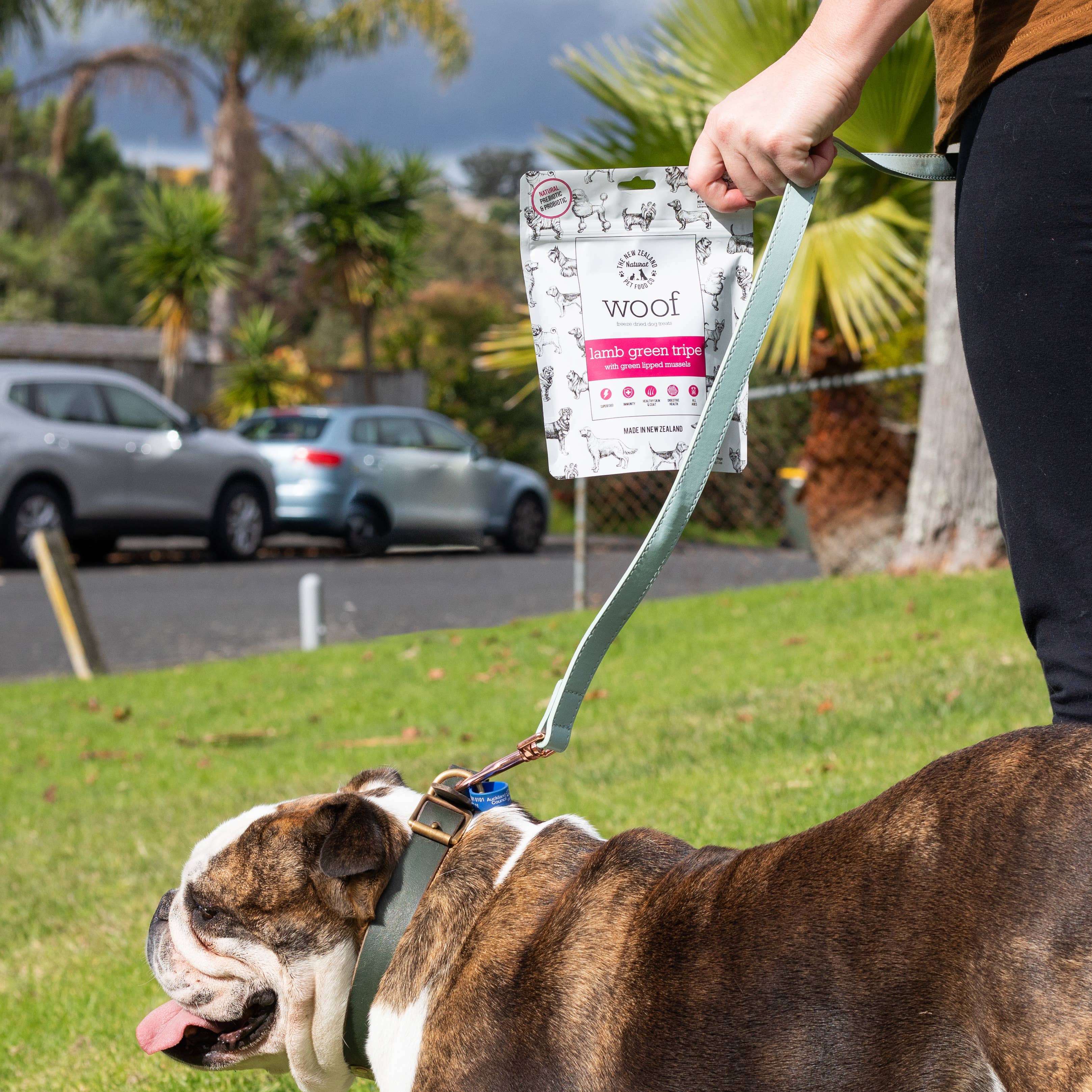 The New Zealand Natural Pet Food Co - Wholesale Pet Treats - Dog - Woof Lamb Green Tripe Treats 1.4oz4