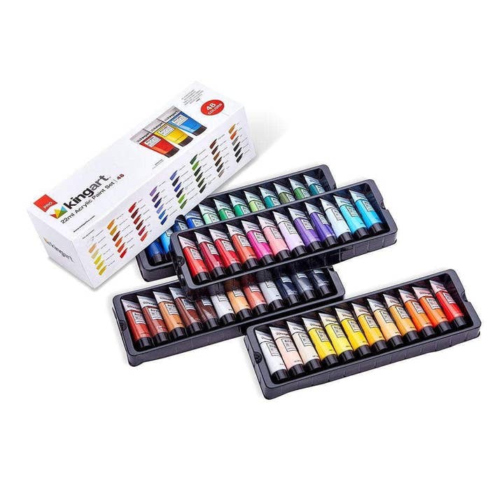 Acrylic Paint Set 48 Colors for wholesale by KINGART