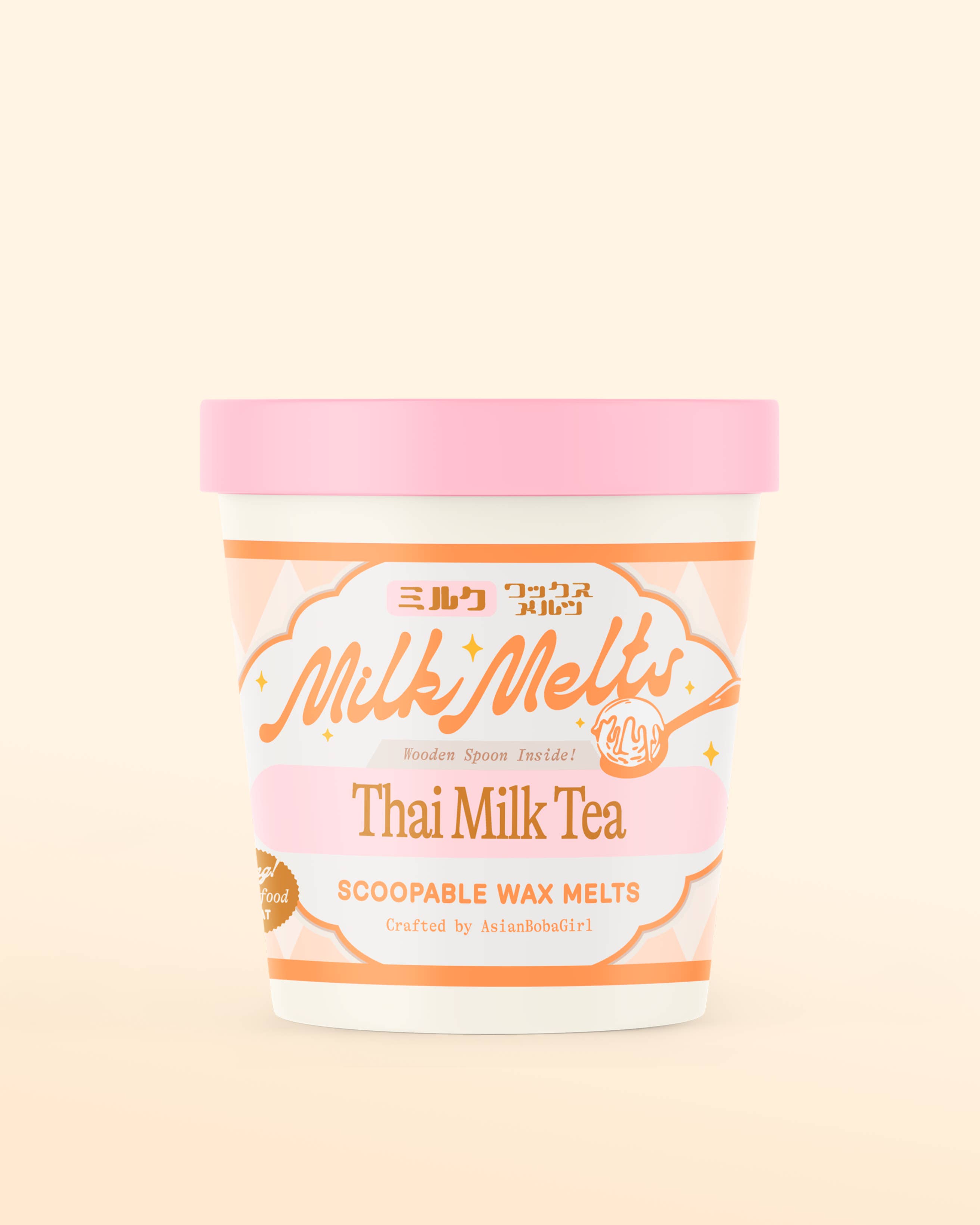 Asian Boba Girl - Wholesale Wax melt - Thai Tea Wax Melt