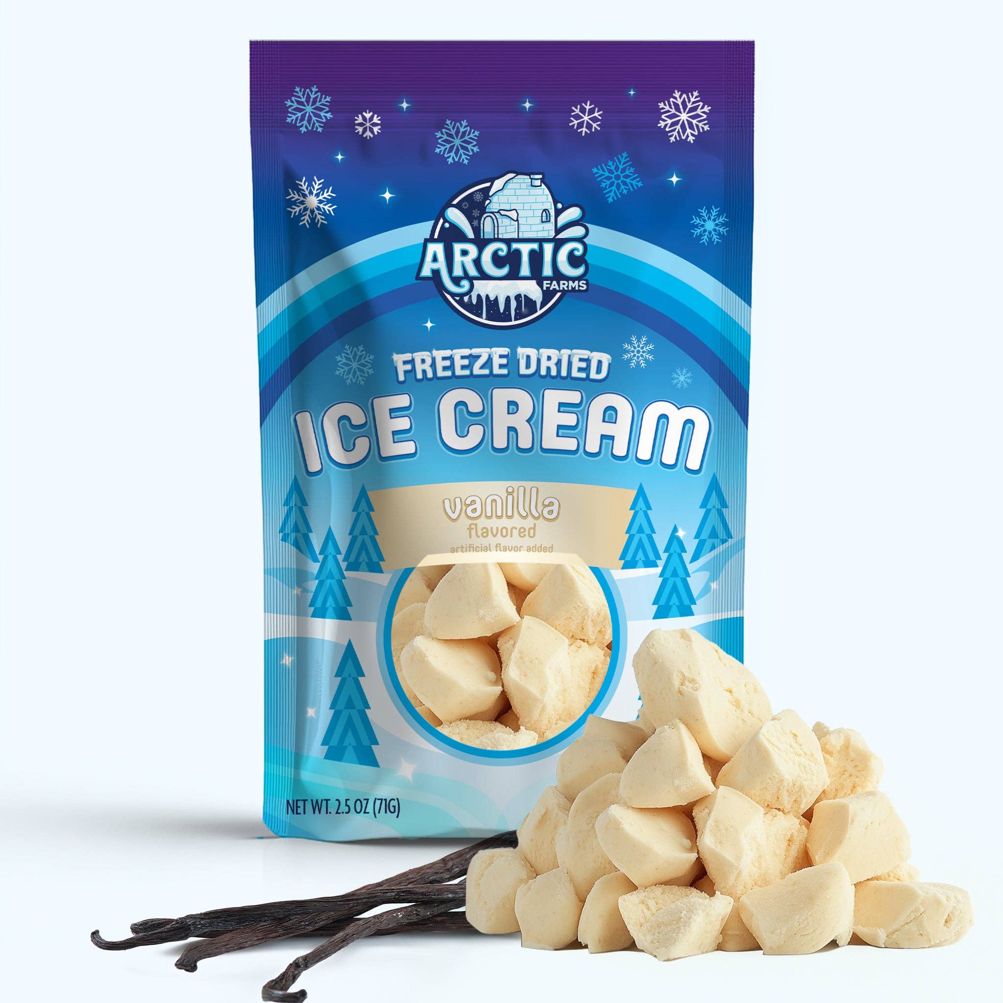Arctic Farms – Sorvete/gelado por atacado – Gelado Liofilizado Que Não Derrete (Bits) (2,5 oz)5
