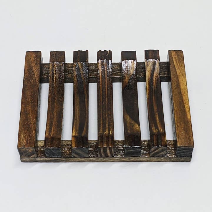 Natural Bamboo Soap Saver Dish for wholesale by Thompson's Luxury Soap