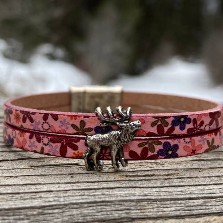 Rox-anne - Wholesale Bangle Bracelet - Elk Leather Bracelet