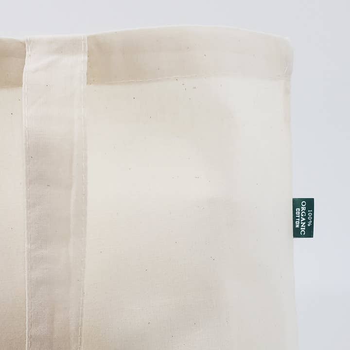 NATURAL TBF Large Organic Cotton Grocery Tote Bags - OR160 for wholesale on Faire9