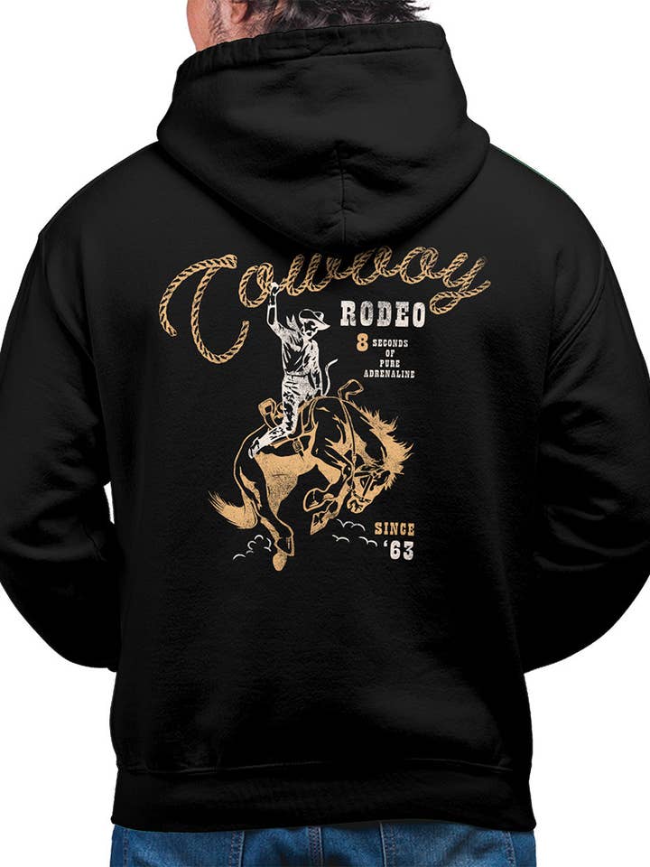 Felpa con cappuccio Country Boy® Cowboy Rodeo per la vendita all'ingrosso da parte di Country Girl Store