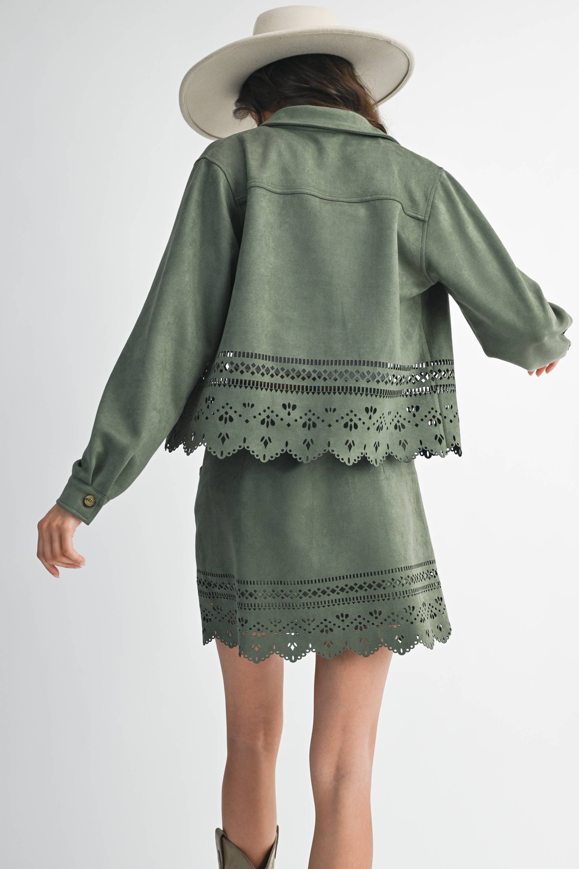 Camellia - Wholesale Jacket - Women's - LASERCUT DETAILING JACKET15