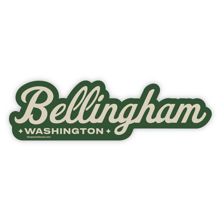 Starlite Script Customizable Sticker for wholesale by Acme Local