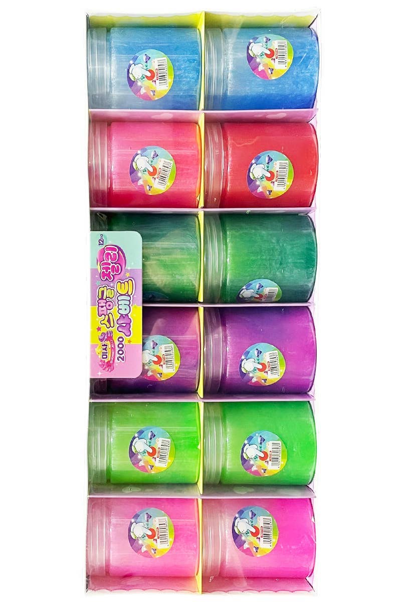 ASSORTED Ombre Glitter Shimmer Sherbet Gel Slime Jar for wholesale on Faire1