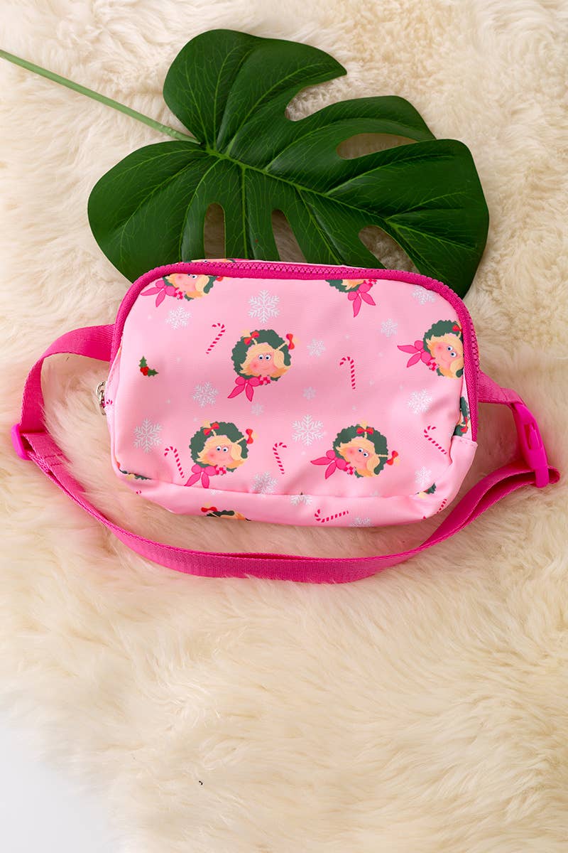 Kids Charm Online - Wholesale Belt Bag - Kids - Christmas printed fanny packs available in 5 prints.4