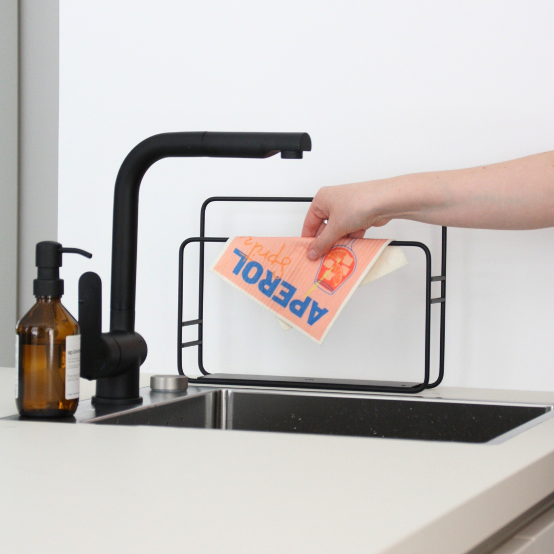 HERR&FRAUHEMPEL - Wholesale Dishcloth - Sponge cloth Aperol Spritz1