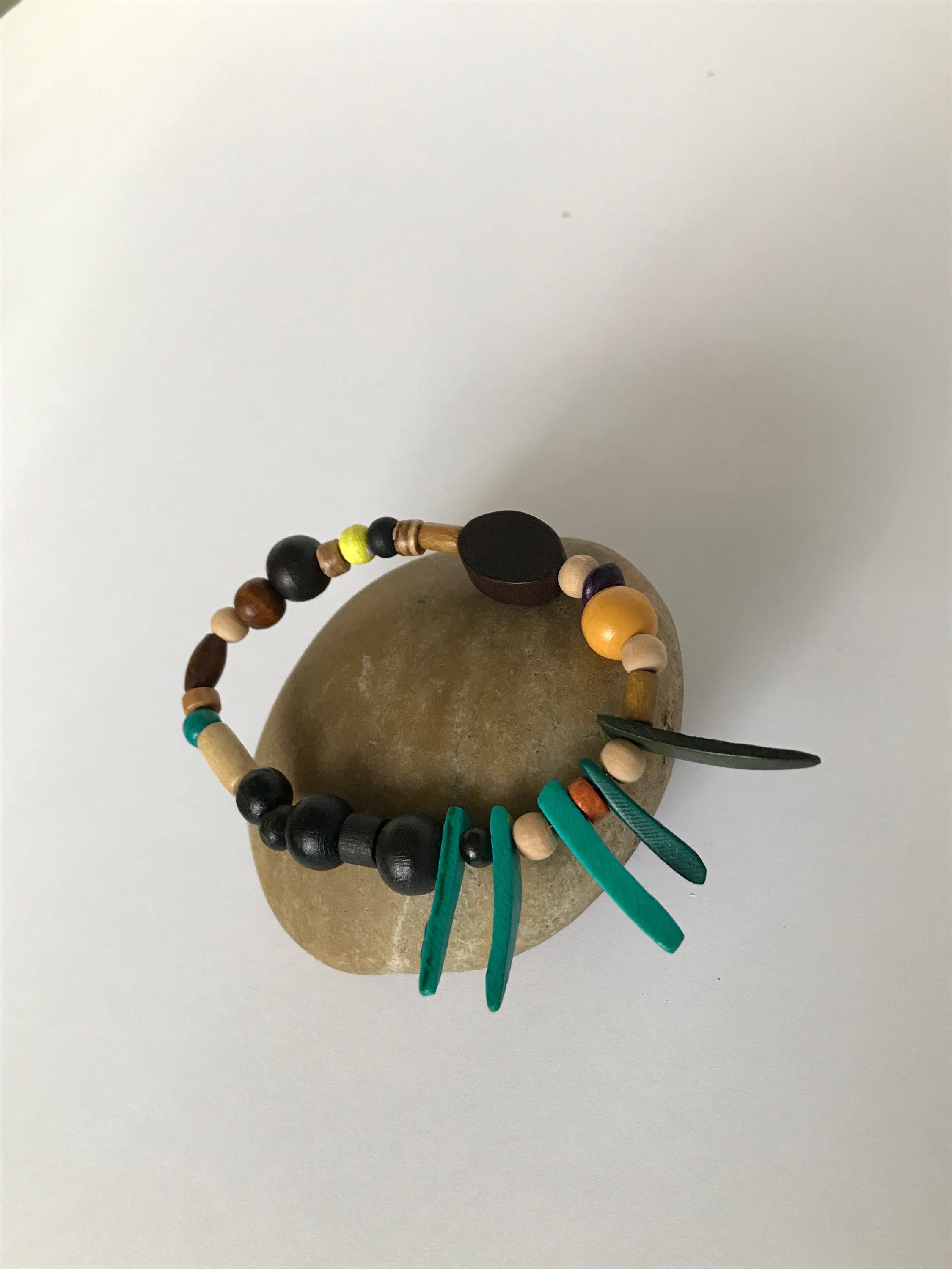 Mary Lindseth Art - Wholesale Beaded Bracelet - "Lilia" asymetrical beaded bracelet4