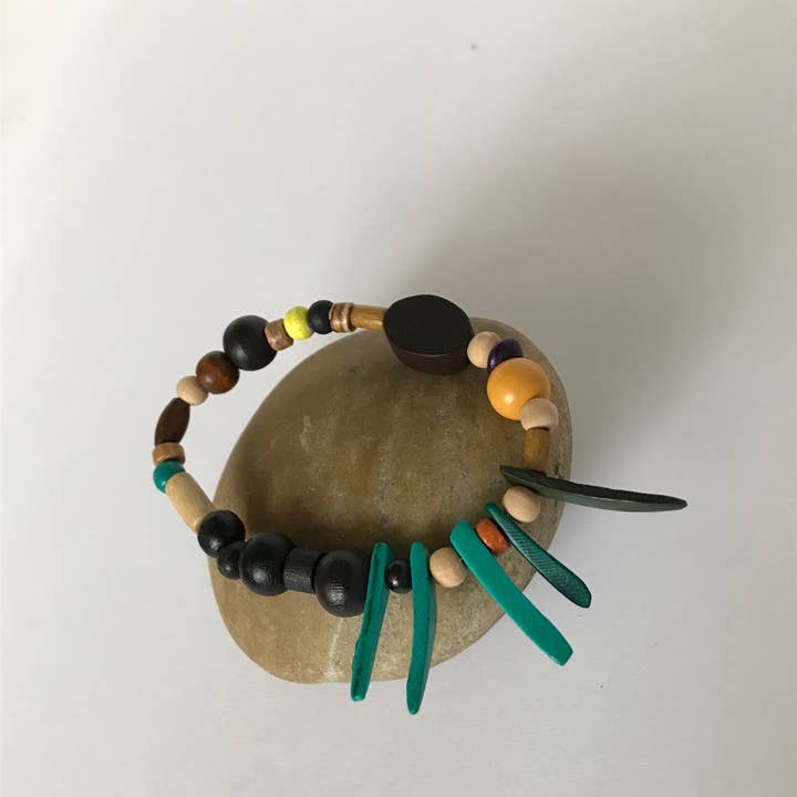 Mary Lindseth Art - Wholesale Beaded Bracelet - "Lilia" asymetrical beaded bracelet4