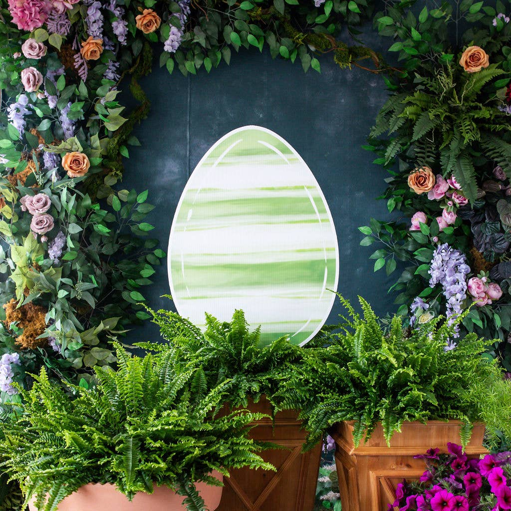 Songbird Grove Collection - Wholesale Garden/Lawn Stake - Artsy Easter Egg Garden Stakes Collection1