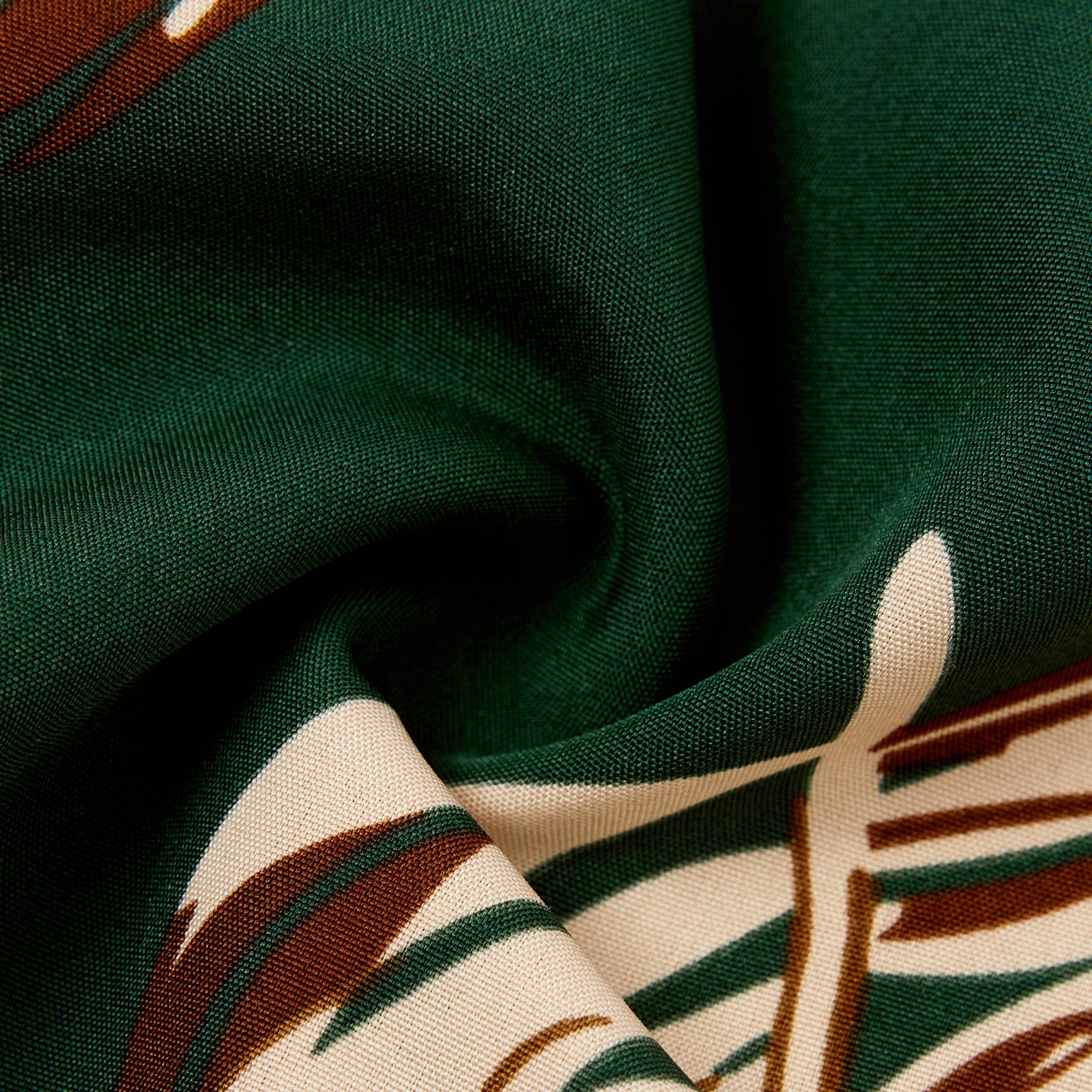 Verde Oscuro Conjunto de Ropa de Vacaciones Hawaianas Verde Tropical a Juego para la Familia de venta al por mayor en Faire13