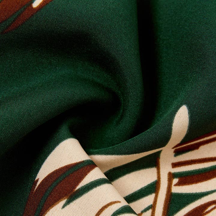 Verde Oscuro Conjunto de Ropa de Vacaciones Hawaianas Verde Tropical a Juego para la Familia de venta al por mayor en Faire13