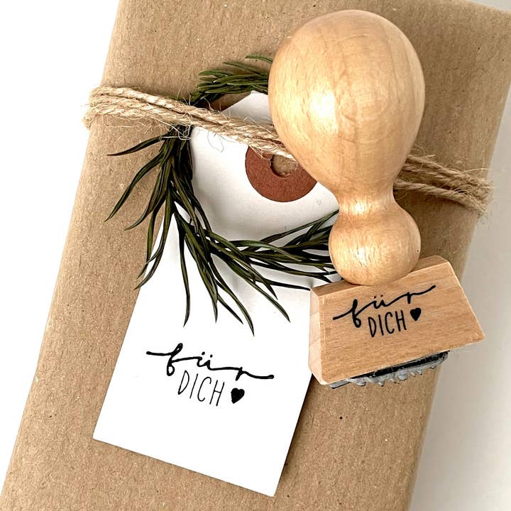 Timbro per te con cuore, timbro Natale, timbro compleanno per la vendita all'ingrosso da parte di Der kleine Sperling