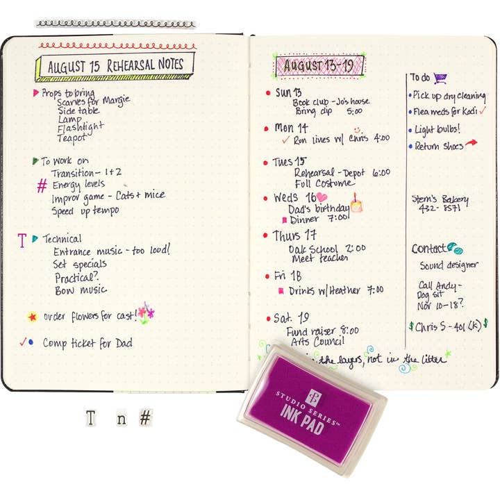 Peter Pauper Press - Wholesale Rubber/Decorative Stamp - Letters, Numbers, & Symbols Clear Silicone Stamp Set2