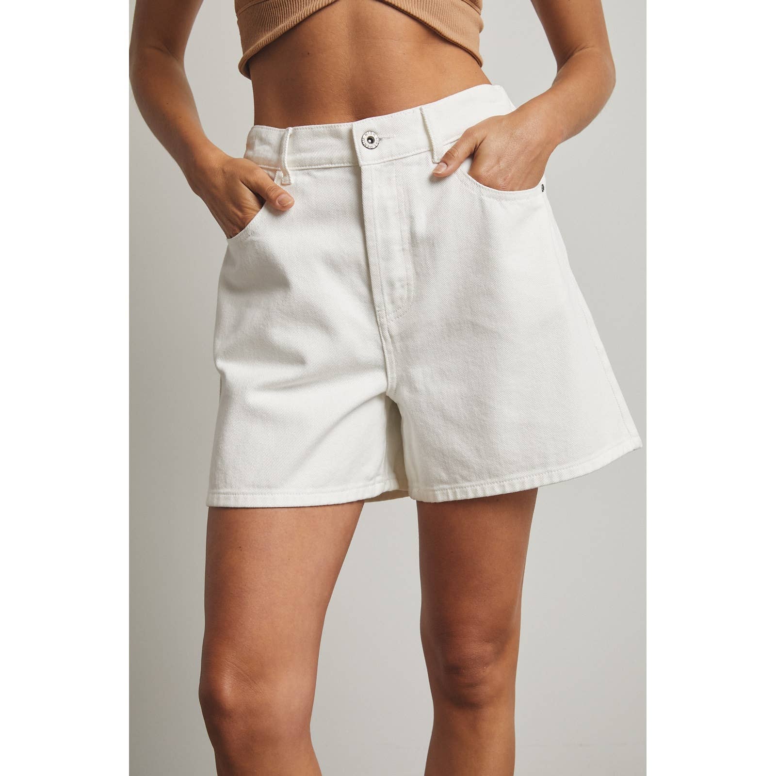 Wishlist Apparel - Wholesale Shorts - Women's - CLASSIC COTTON DENIM SHORTS / WL25-1163612
