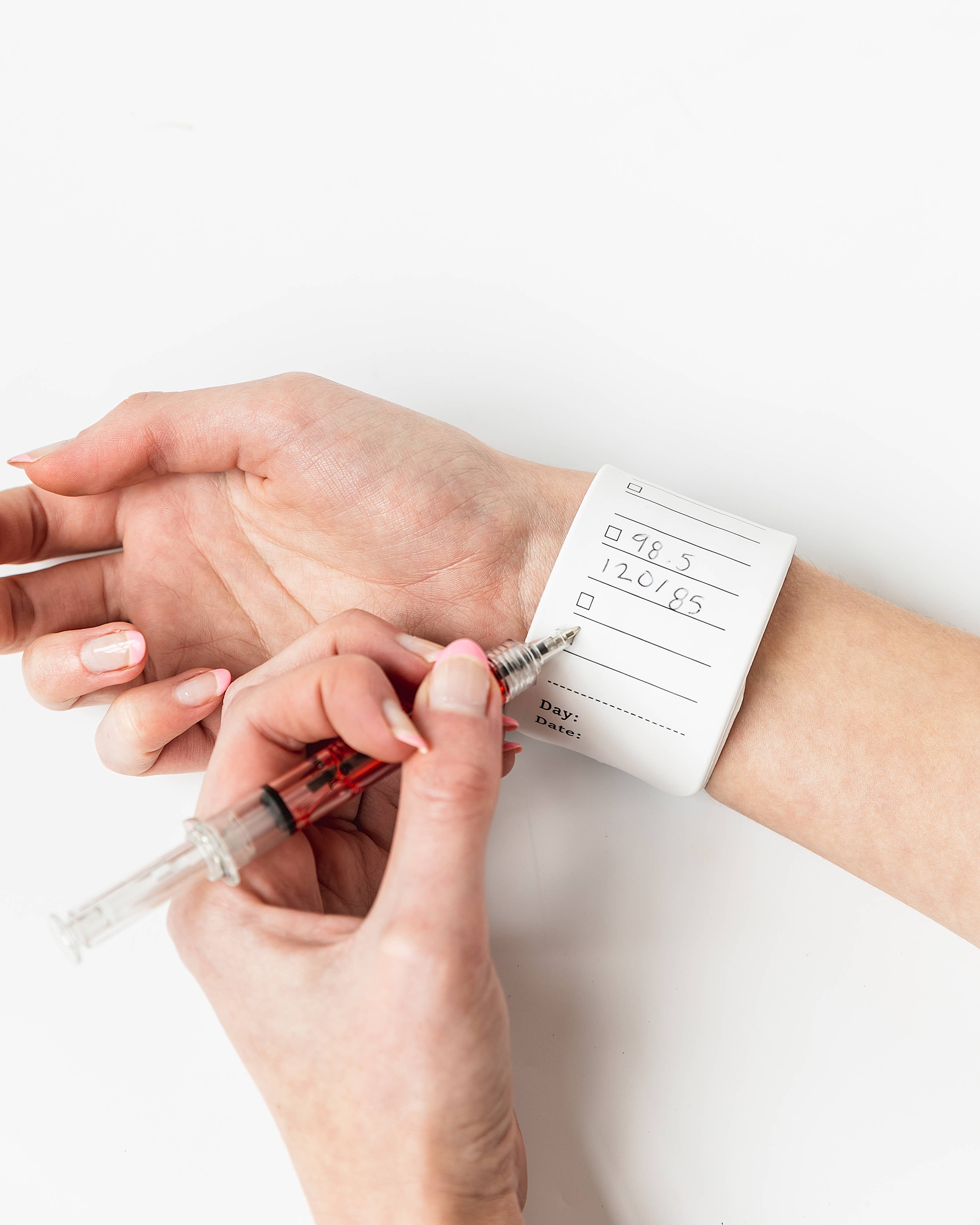 Succulent Kreations - Wholesale Wristband - Slap on Erasable Notetaking Nurse Wristband0