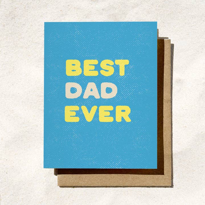 Best Dad Ever Card | Father's Day Card | Card for him for wholesale by Daydream Prints