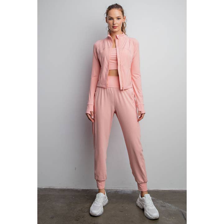 Rae Mode - Wholesale Athletic Jacket - Women's - BUTTER LONG SLEEVE CROP DEFINE JACKET15