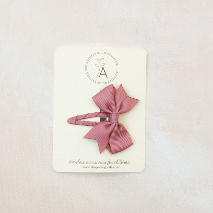 Clip a scatto in gros-grain // Sia per la vendita all'ingrosso da parte di Acre