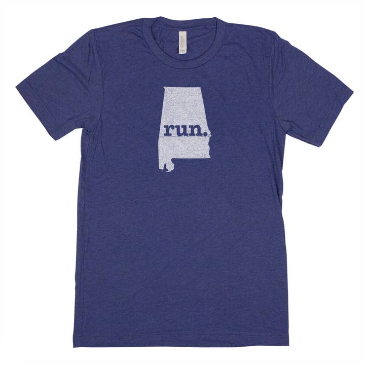 run. Men's Unisex T-Shirt - Alabama for wholesale by Home State Apparel