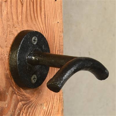 HomArt - Wholesale Wall Hook - Coat Hook, Cast Iron - Sm - Black2