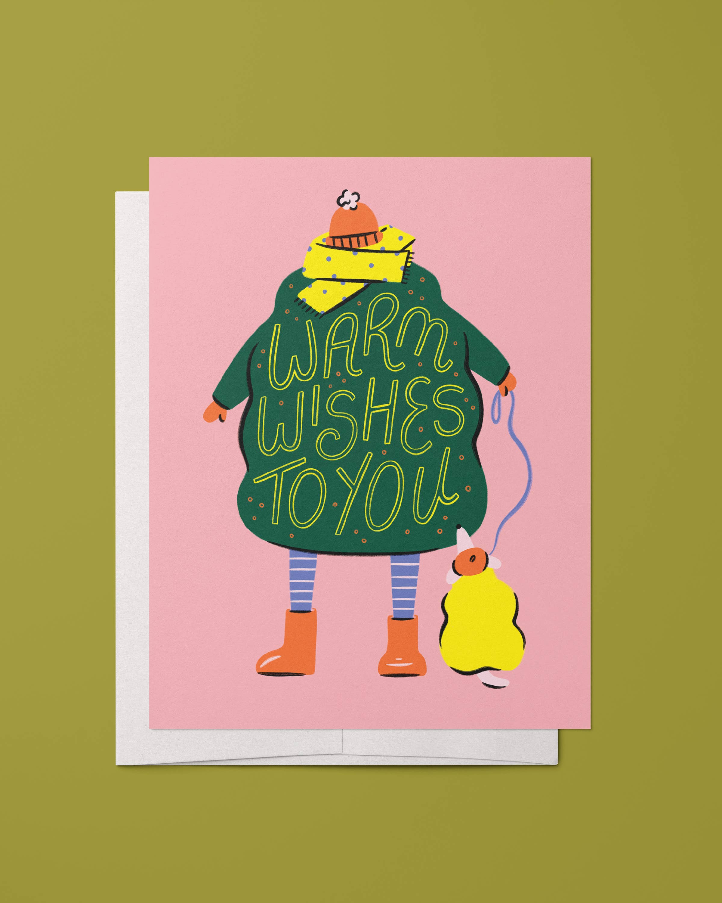 Olivia Faye Co - Wholesale Christmas Card - Warm Wishes Christmas Greeting Card