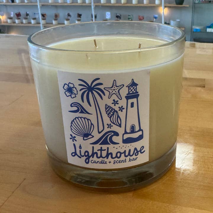 Große Kerze - 34 oz. für den Großhandel von Lighthouse Candle & Scent Bar