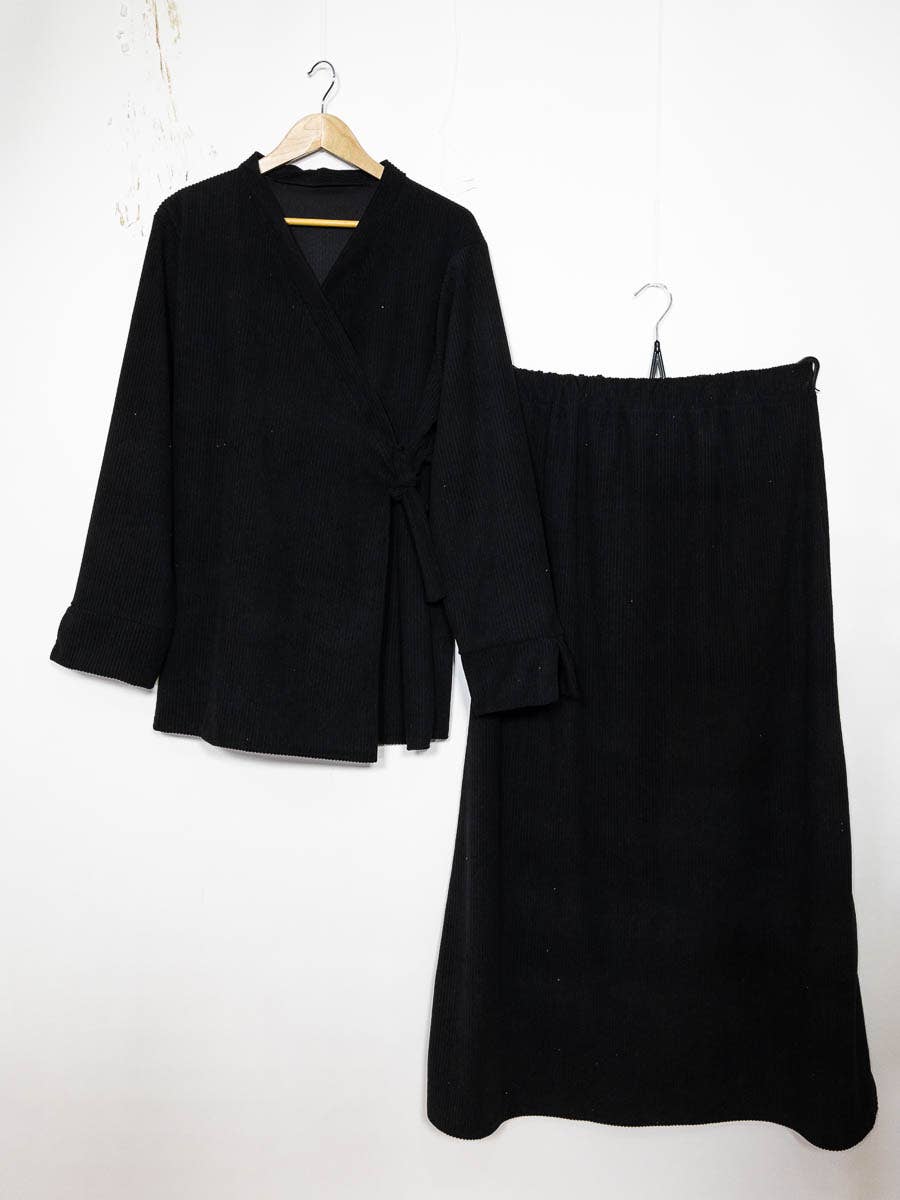 IDEAL OUTFIT - Wholesale Top & Pant Set (NOT Loungewear) - Women's - Ribbed set for winter 2385-ju-Ribbed7