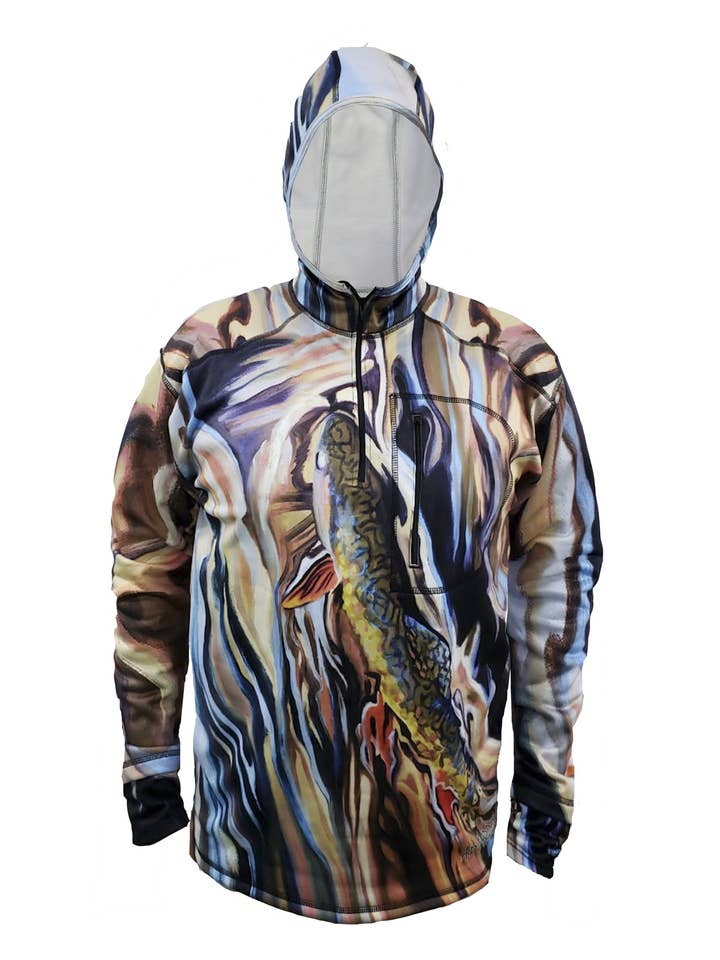 Fincognito UGV Brook 1/4 Zip Fin Flex hoodie voor wholesale door Cognito Brands, Inc.