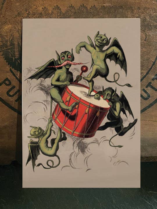 Groovin' Gremlins for wholesale by Irreverent Cards for Challenging Times