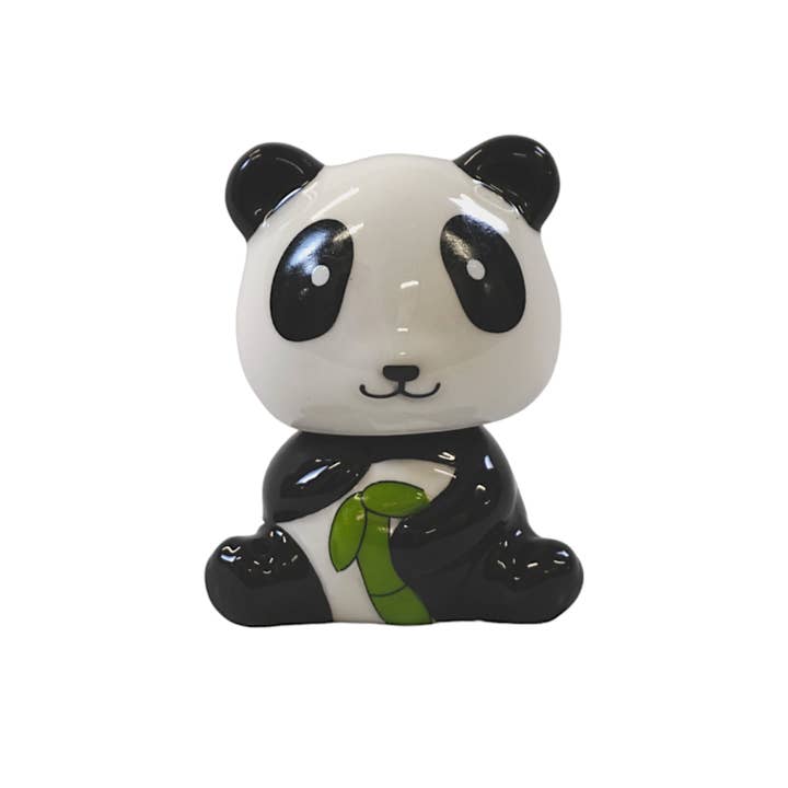 Urban Tokyo – wholesale Dekorativ statyett – 3 tums keramiskt Panda Bobble Head