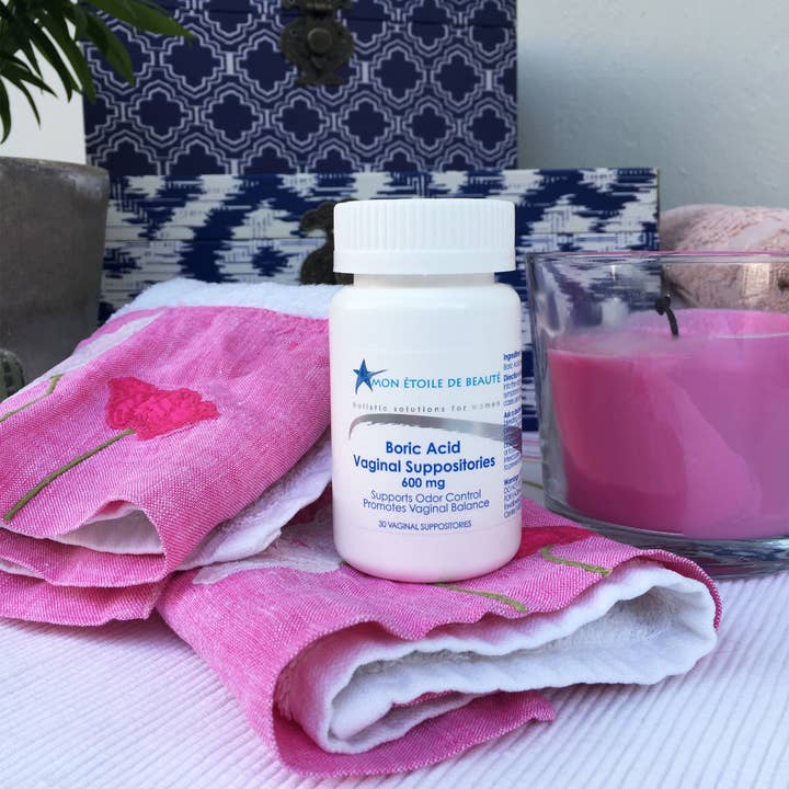 MON ETOILE DE BEAUTE - Wholesale Oral Supplement/Vitamin - Mon Etoile de Beaute - Boric Acid Vaginal Suppositories 600 mg (30 Count) -Holistic Solutions for Women5