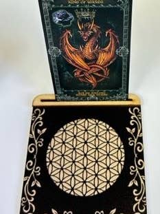 Tarot Card Holder: Flower of Life for wholesale by Sansaara Living