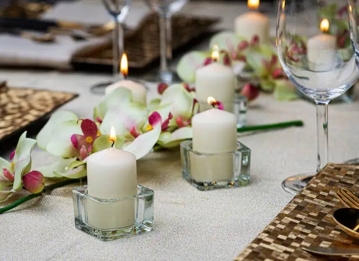 BOLSIUS - Vente Bougies piliers - Bougies cylindriques décoratives non parfumées pour mariage, 2 x 4 po, ivoire6